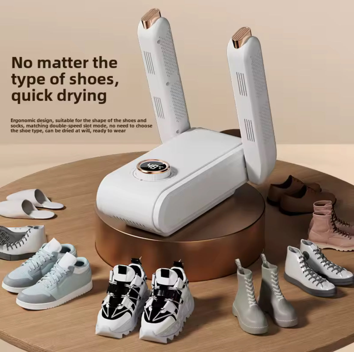 KickDry Foldable Shoe Drying System